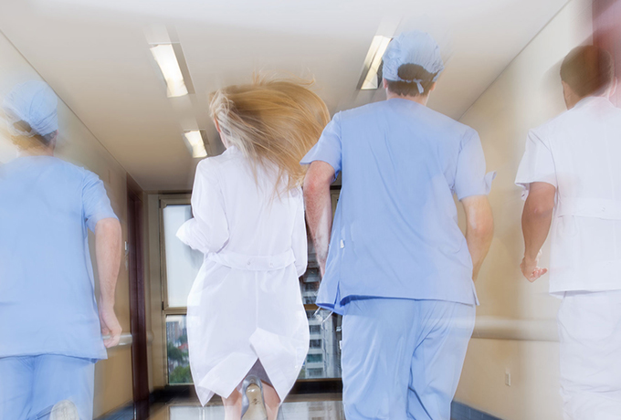 Crisis Assessment and Treatment Teams - doctors running down a corridor